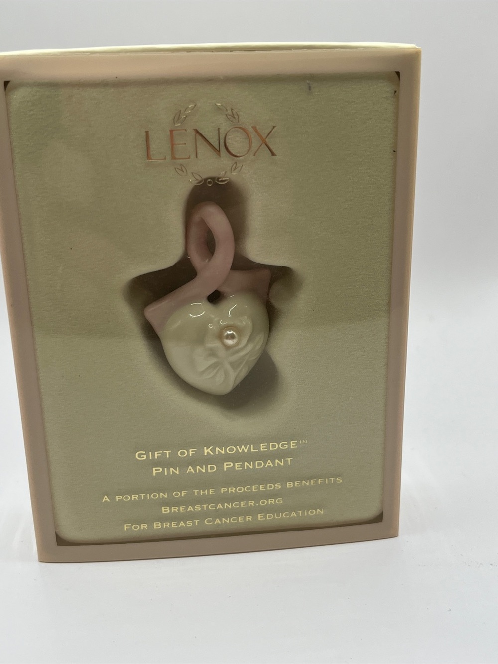 Lenox Gift Of Knowledge Pin and Pendant